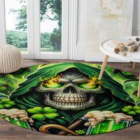 Irish Skull Round Carpet The Devil Whispered To Me I'm Coming For You