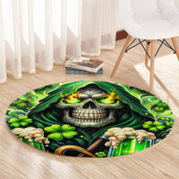 Irish Skull Round Carpet The Devil Whispered To Me I'm Coming For You
