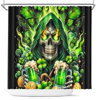 Irish Skull Shower Curtain The Devil Whispered To Me I'm Coming For You