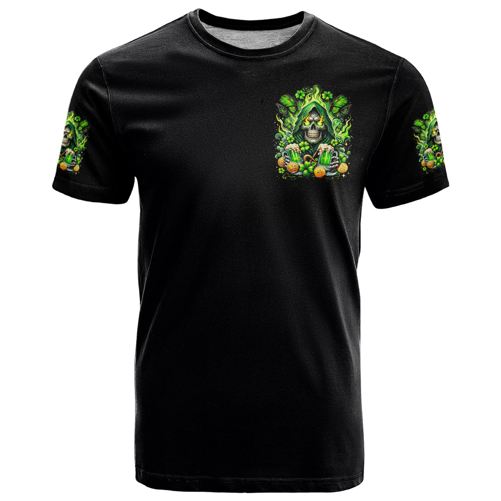 Irish Skull T Shirt The Devil Whispered To Me I'm Coming For You - Wonder Print Shop