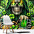 Irish Skull Window Curtain The Devil Whispered To Me I'm Coming For You - Wonder Print Shop
