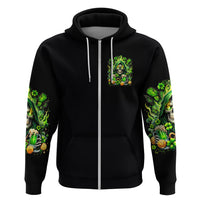 Irish Skull Zip Hoodie The Devil Whispered To Me I'm Coming For You - Wonder Print Shop