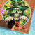 Irish Skull Beach Blanket The Devil Whispered To Me I'm Coming For You - Wonder Print Shop