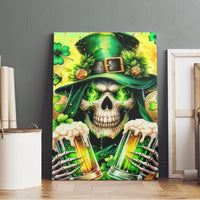 Irish Skull Canvas Wall Art The Devil Whispered To Me I'm Coming For You - Wonder Print Shop