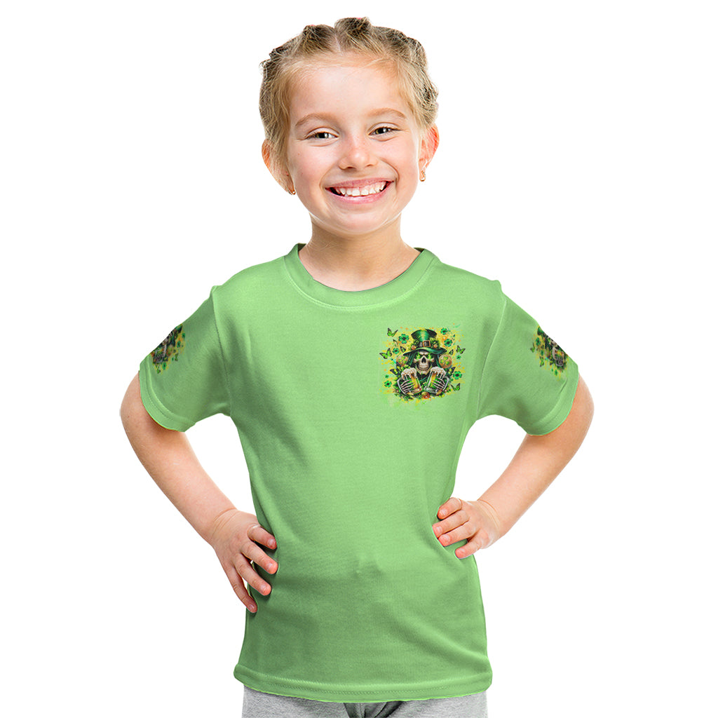 Irish Skull Kid T Shirt The Devil Whispered To Me I'm Coming For You - Wonder Print Shop