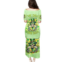 Irish Skull Puletasi The Devil Whispered To Me I'm Coming For You - Wonder Print Shop