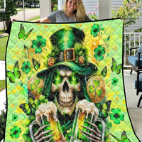 Irish Skull Quilt The Devil Whispered To Me I'm Coming For You - Wonder Print Shop