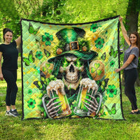 Irish Skull Quilt The Devil Whispered To Me I'm Coming For You - Wonder Print Shop