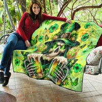 Irish Skull Quilt The Devil Whispered To Me I'm Coming For You - Wonder Print Shop