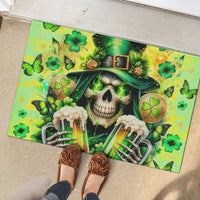 Irish Skull Rubber Doormat The Devil Whispered To Me I'm Coming For You - Wonder Print Shop
