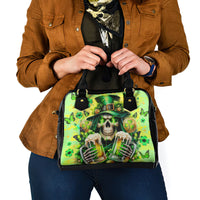 Irish Skull Shoulder Handbag The Devil Whispered To Me I'm Coming For You