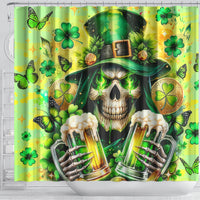 Irish Skull Shower Curtain The Devil Whispered To Me I'm Coming For You