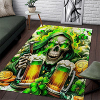 Irish Skull Area Rug I Whisper Back Bring Beer - Wonder Print Shop