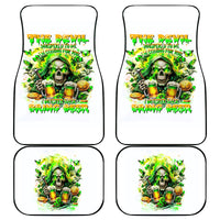 Irish Skull Car Mats I Whisper Back Bring Beer - Wonder Print Shop