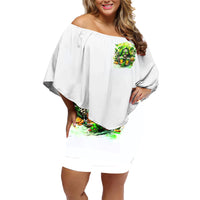 Irish Skull Family Matching Off Shoulder Short Dress and Hawaiian Shirt I Whisper Back Bring Beer - Wonder Print Shop