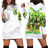 Irish Skull Hoodie Dress I Whisper Back Bring Beer - Wonder Print Shop