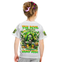 Irish Skull Kid T Shirt I Whisper Back Bring Beer - Wonder Print Shop