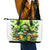 Irish Skull Leather Tote Bag I Whisper Back Bring Beer - Wonder Print Shop