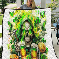 Irish Skull Quilt I Whisper Back Bring Beer - Wonder Print Shop