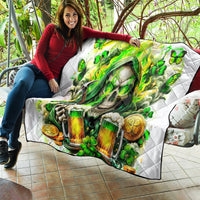 Irish Skull Quilt I Whisper Back Bring Beer - Wonder Print Shop