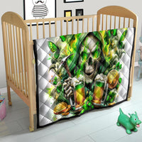 Irish Skull Quilt I Whisper Back Bring Beer - Wonder Print Shop