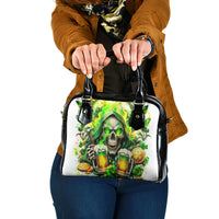 Irish Skull Shoulder Handbag I Whisper Back Bring Beer