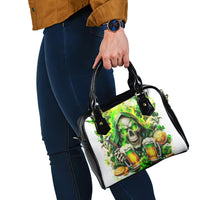 Irish Skull Shoulder Handbag I Whisper Back Bring Beer