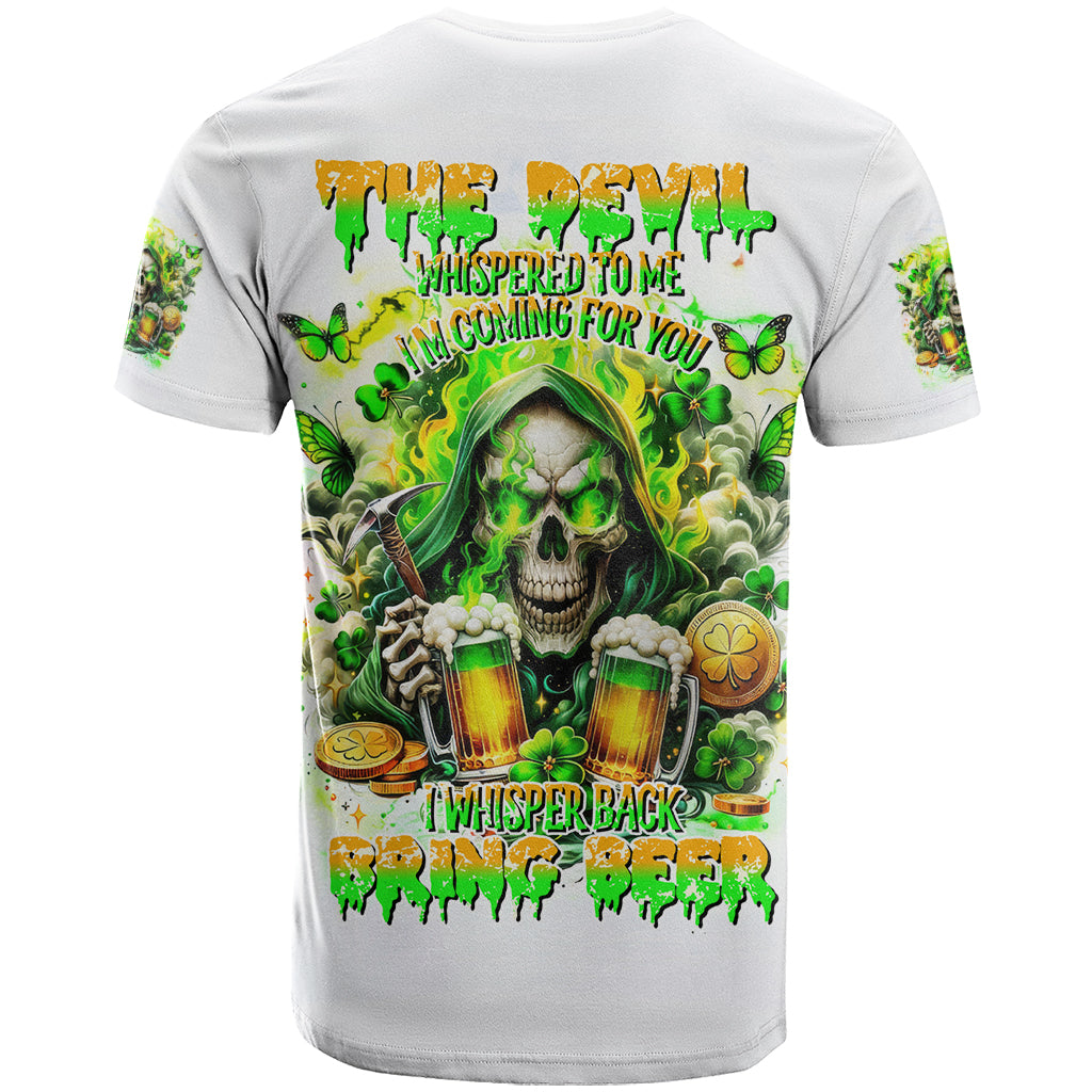 Irish Skull T Shirt I Whisper Back Bring Beer - Wonder Print Shop