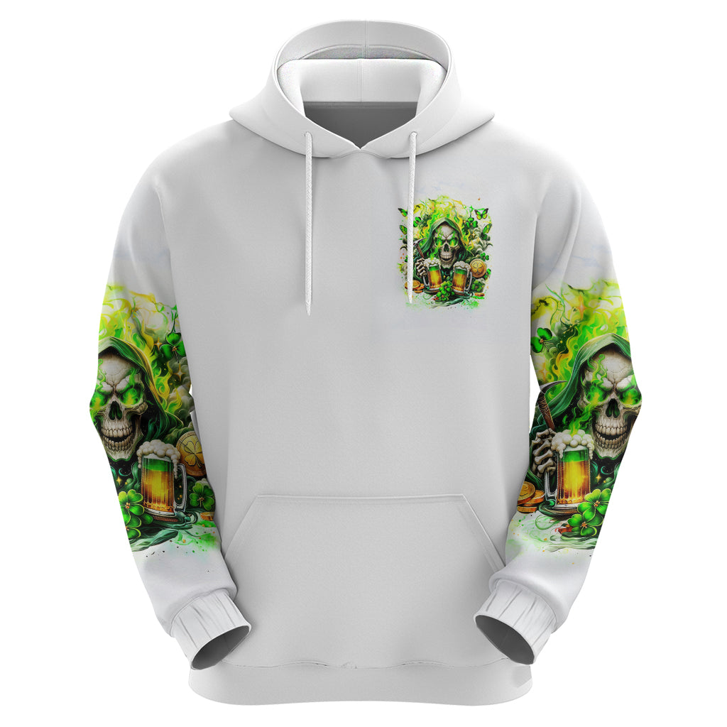 Irish Skull Zip Hoodie I Whisper Back Bring Beer - Wonder Print Shop