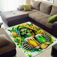 Irish Skull Area Rug To Wash Down Another Beer To Wash Down This Beer - Wonder Print Shop