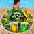Irish Skull Beach Blanket To Wash Down Another Beer To Wash Down This Beer - Wonder Print Shop