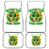 Irish Skull Car Mats To Wash Down Another Beer To Wash Down This Beer - Wonder Print Shop