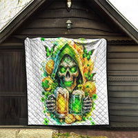 Irish Skull Quilt To Wash Down Another Beer To Wash Down This Beer - Wonder Print Shop