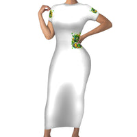 Irish Skull Short Sleeve Bodycon Dress To Wash Down Another Beer To Wash Down This Beer - Wonder Print Shop