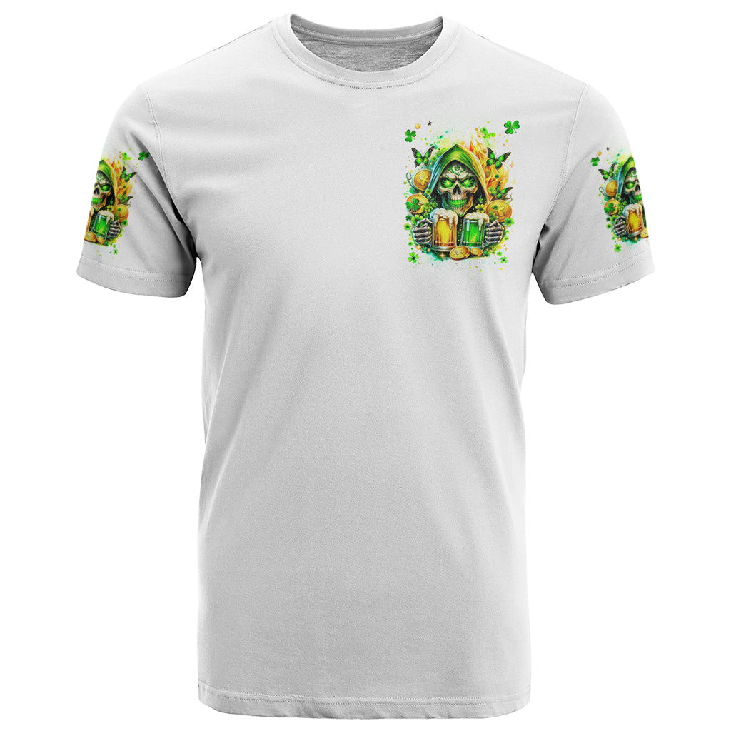 Irish Skull T Shirt To Wash Down Another Beer To Wash Down This Beer - Wonder Print Shop