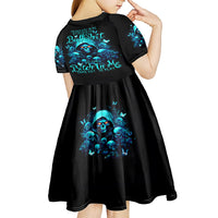 Witch Skull Kid Short Sleeve Dress The Good Girl In Me Got Tired Of The Bullshit - Wonder Print Shop