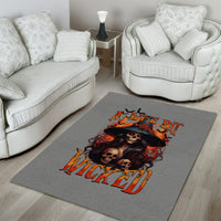 Witch Skull Area Rug A Wee Bit Wicked - Wonder Print Shop