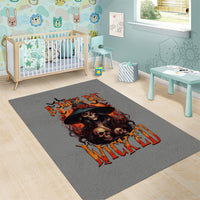 Witch Skull Area Rug A Wee Bit Wicked - Wonder Print Shop