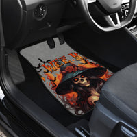 Witch Skull Car Mats A Wee Bit Wicked - Wonder Print Shop