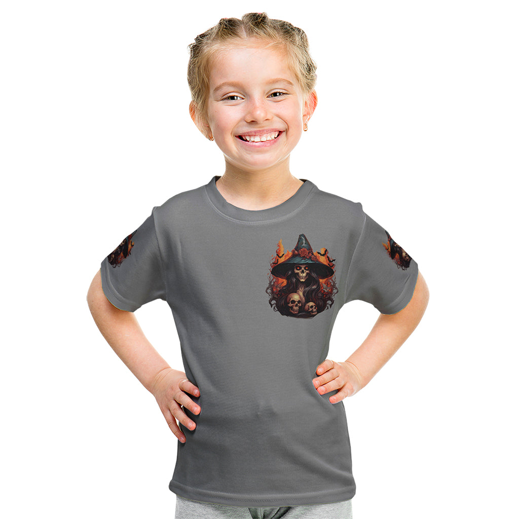 Witch Skull Kid T Shirt A Wee Bit Wicked - Wonder Print Shop