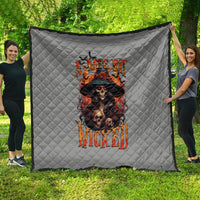 Witch Skull Quilt A Wee Bit Wicked - Wonder Print Shop