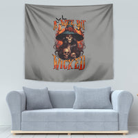 Witch Skull Tapestry A Wee Bit Wicked - Wonder Print Shop