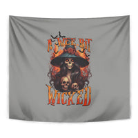 Witch Skull Tapestry A Wee Bit Wicked - Wonder Print Shop