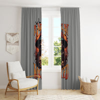 Witch Skull Window Curtain A Wee Bit Wicked - Wonder Print Shop