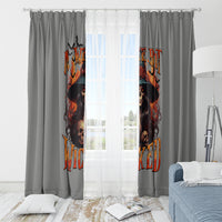 Witch Skull Window Curtain A Wee Bit Wicked - Wonder Print Shop