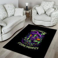 Witch Skull Area Rug Don't Make Me Get The Flying Monkey - Wonder Print Shop