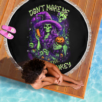 Witch Skull Beach Blanket Don't Make Me Get The Flying Monkey - Wonder Print Shop