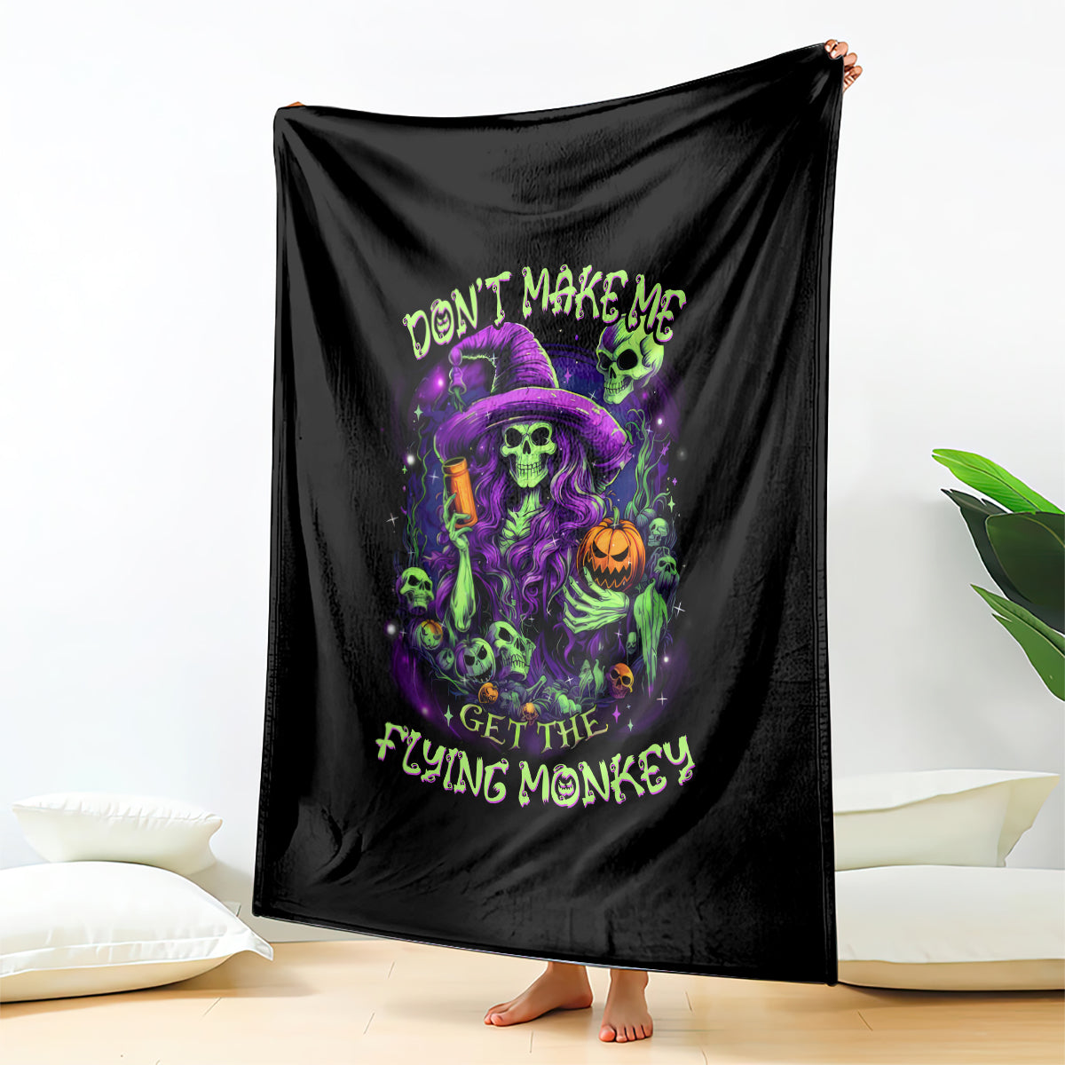 witch-skull-blanket-dont-make-me-get-the-flying-monkey