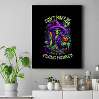 Witch Skull Canvas Wall Art Don't Make Me Get The Flying Monkey - Wonder Print Shop