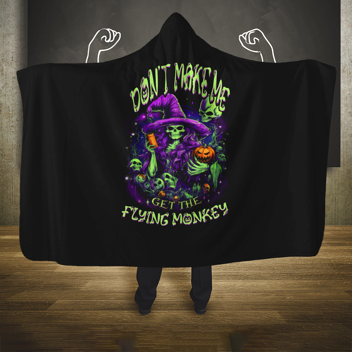 witch-skull-hooded-blanket-dont-make-me-get-the-flying-monkey
